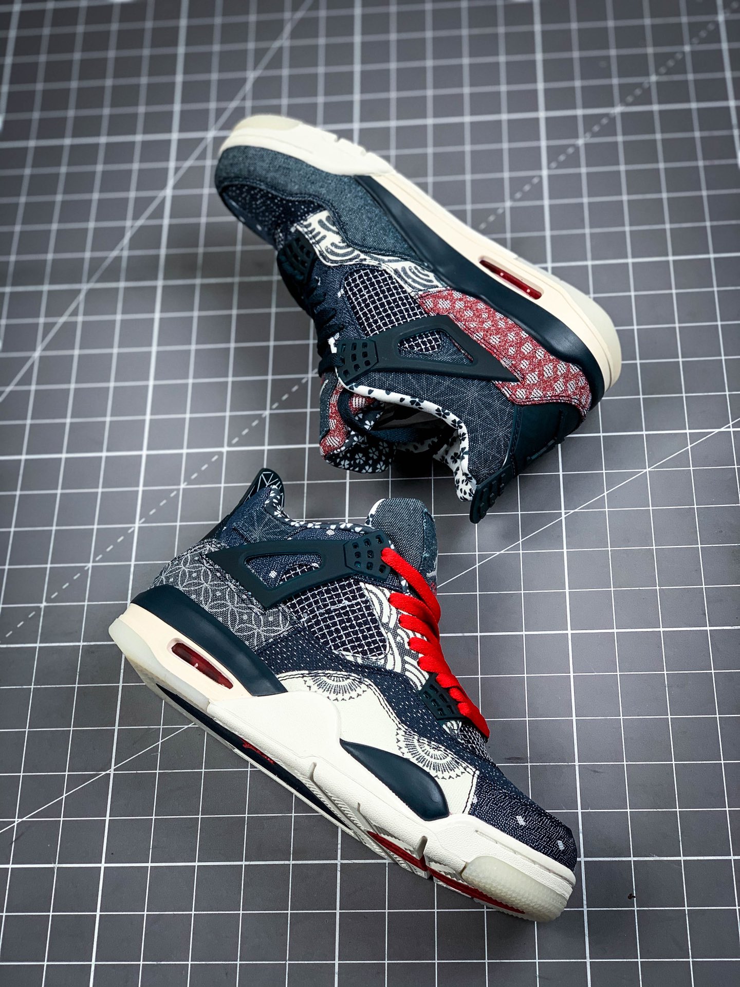 450  纯原版本Air Jordan 4 Retro SE “Sashiko” 刺子绣 AJ4 乔丹4代 CW0898-400