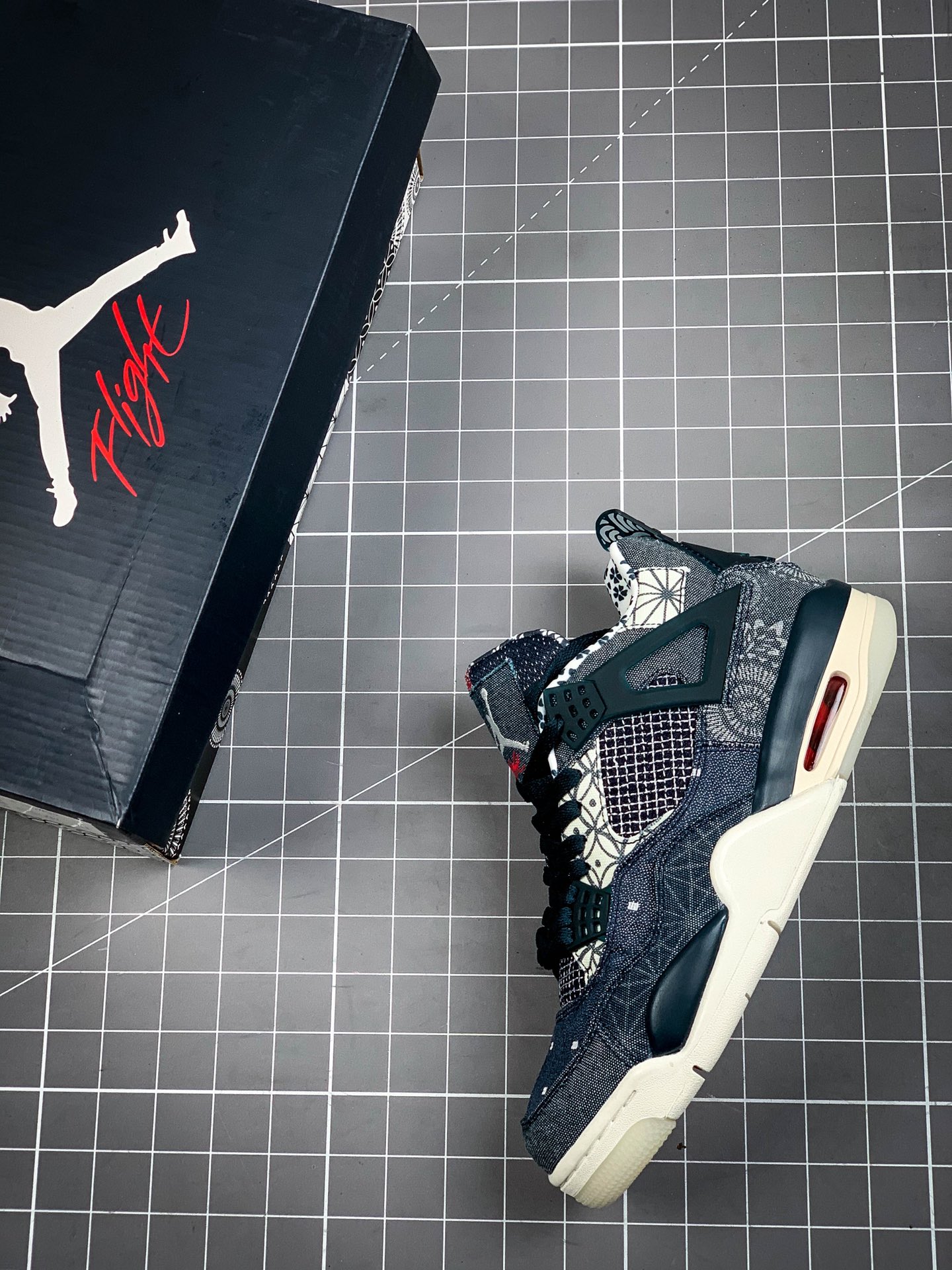 450  纯原版本Air Jordan 4 Retro SE “Sashiko” 刺子绣 AJ4 乔丹4代 CW0898-400