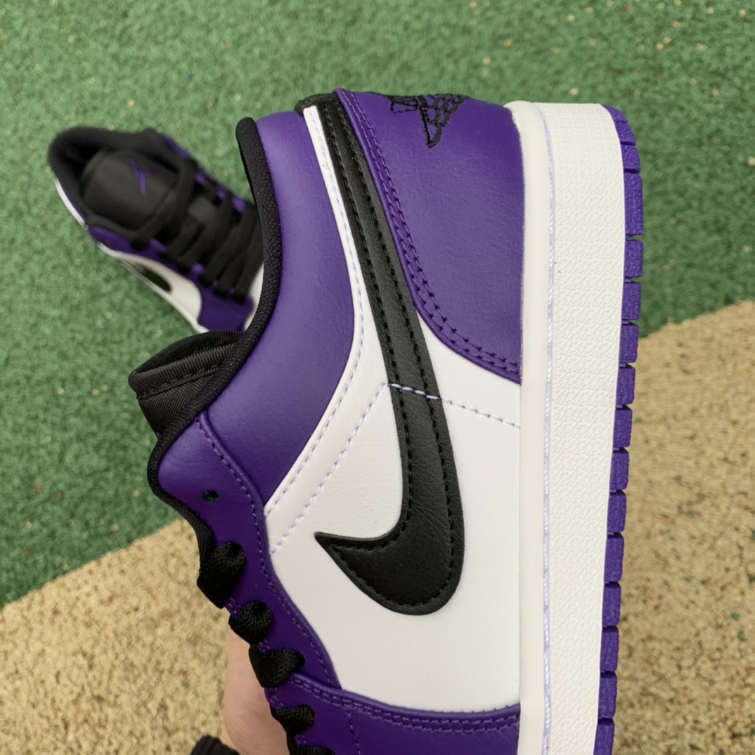 aj1白紫low尺码36-45纯原版️AirJordan1lowcourtpurple白紫脚趾aj1低帮