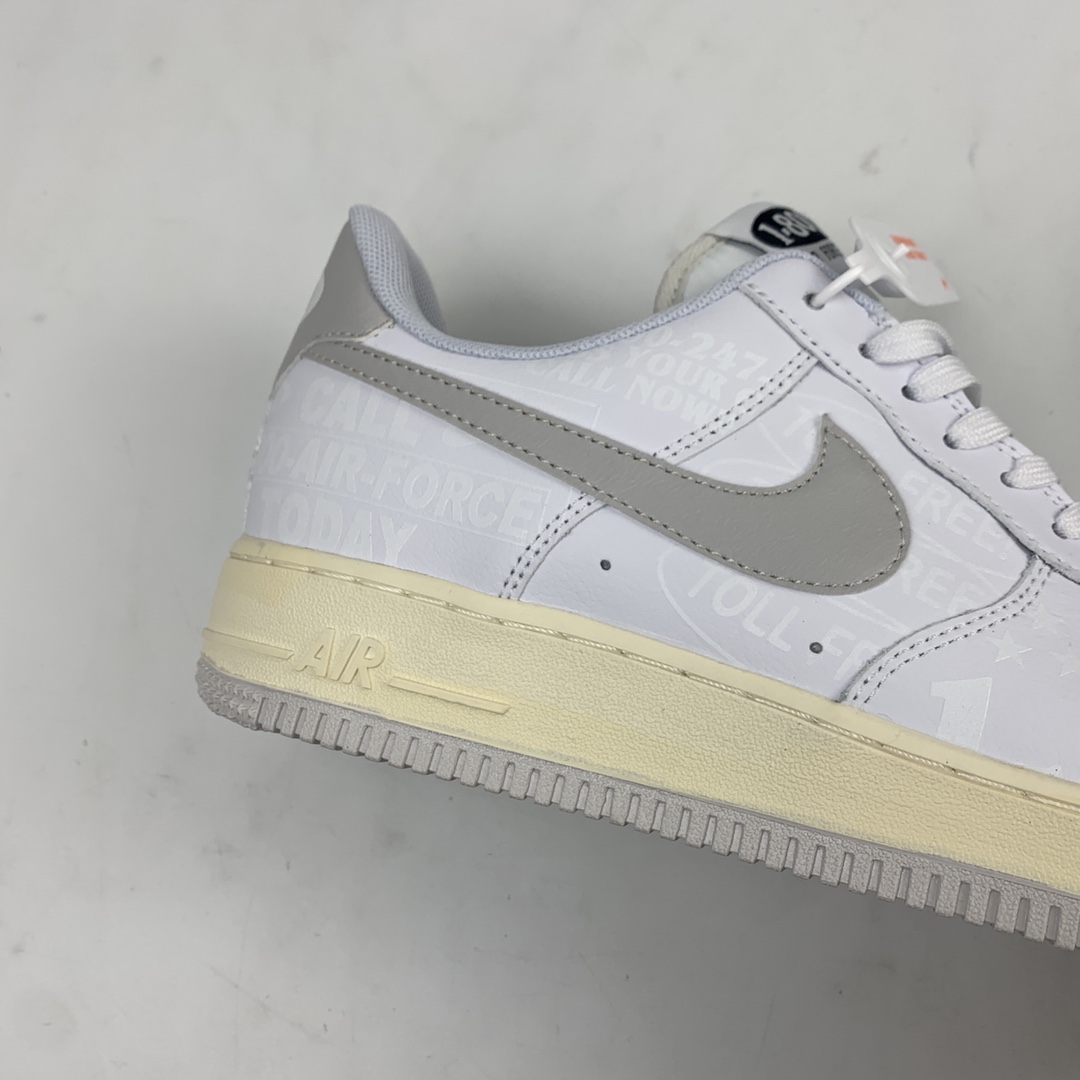 220 NK Air Force 1'07 Premium ”Toll Free”空军一号经典低帮百搭休闲运动板鞋 CJ1631-100