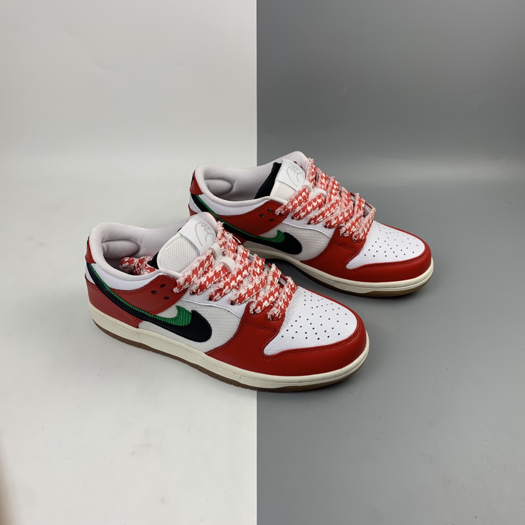 360 Frame Skate x Nk SB Dunk Low “Habibi”白红双勾 扣篮系列复古低帮休闲运动滑板板鞋 CT2550-600