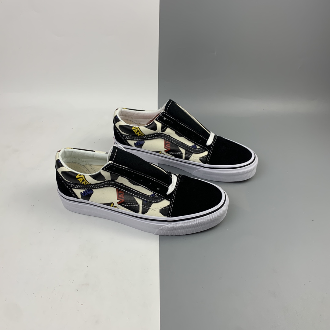 140 Vans Old Skool 新款logo图案低帮休闲板鞋 VN0A4U3B2O8