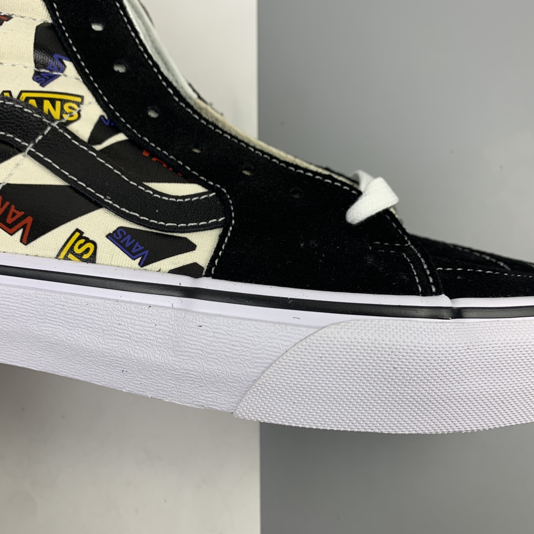 150 Vans Sk8-Hi 新款logo图案高帮休闲板鞋 VN0A4U3C208