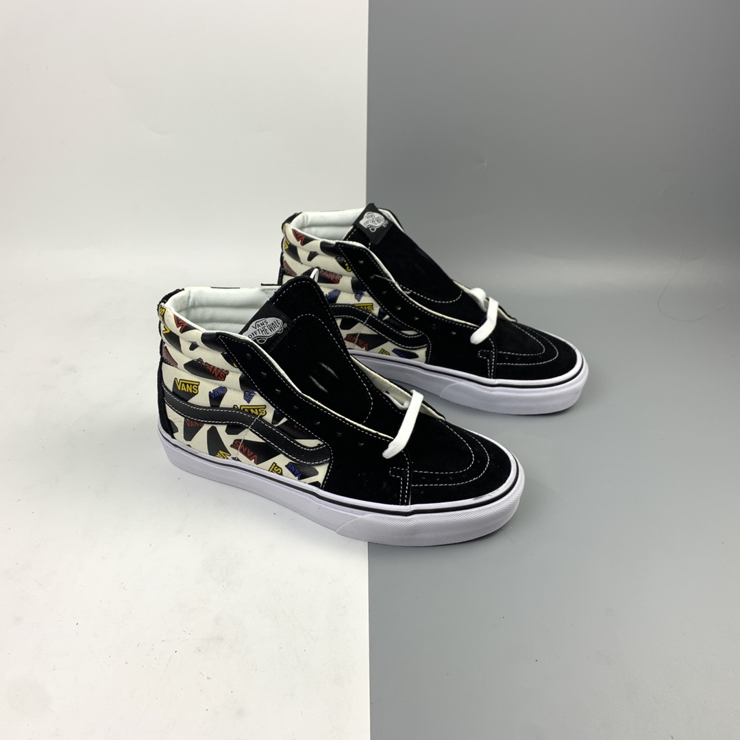 150 Vans Sk8-Hi 新款logo图案高帮休闲板鞋 VN0A4U3C208