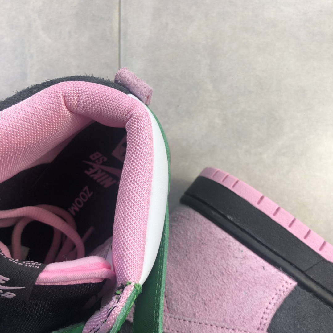280   Nike SB Dunk High “Invert Celtics”反转黑粉拼色撞色拼接鸳鸯 CU7349-001