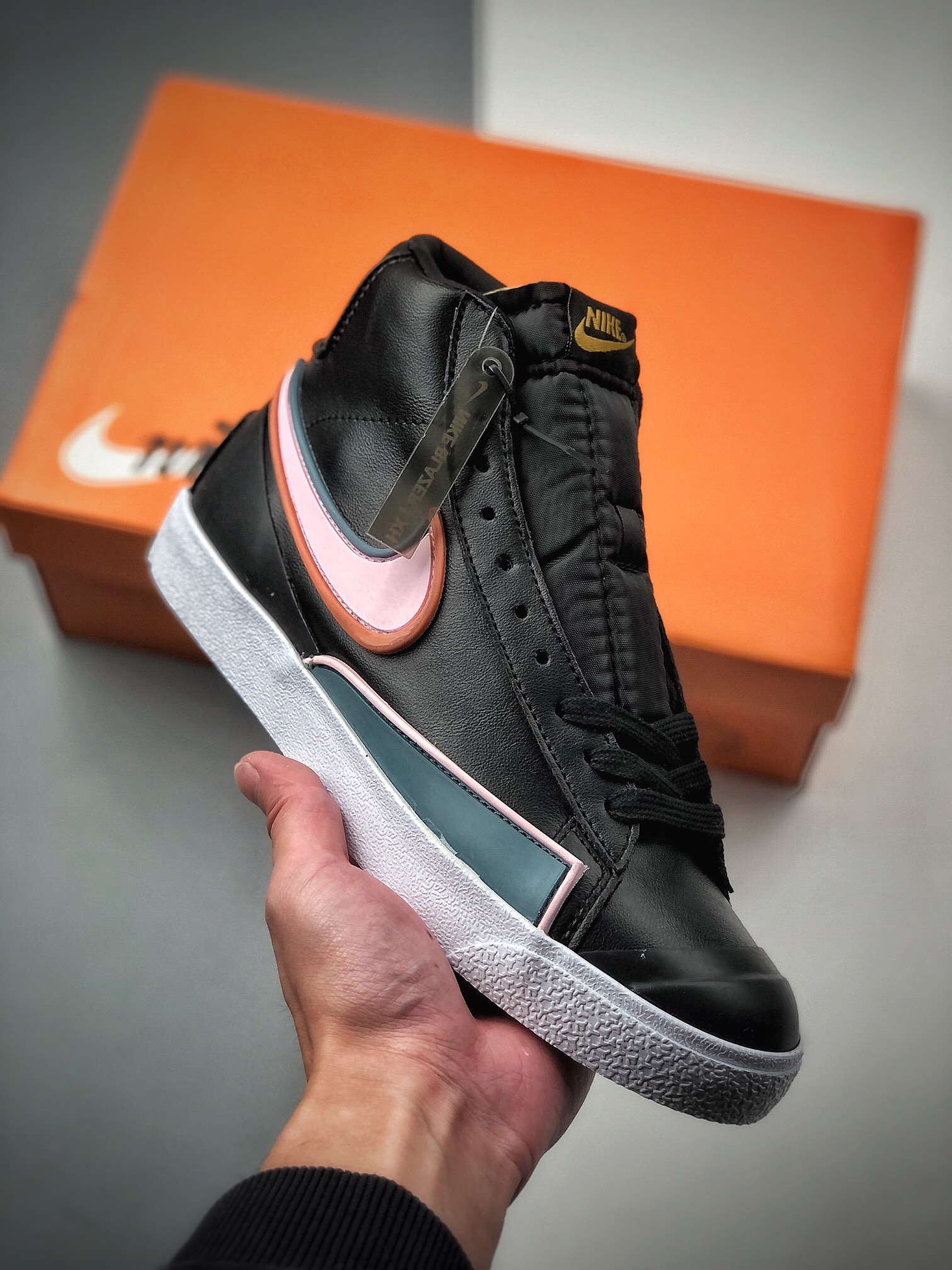220  Nike Blazer Mid 77 Infinite ”Rubberized Black黑粉DC1746-001