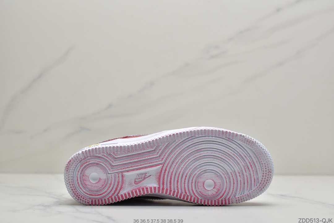 220 公司级耐克PEACEMINUSONE x Nike Air Force 1 “Para-Noise 2.0”空军低帮经典百搭休闲运动板鞋 DD3223-600