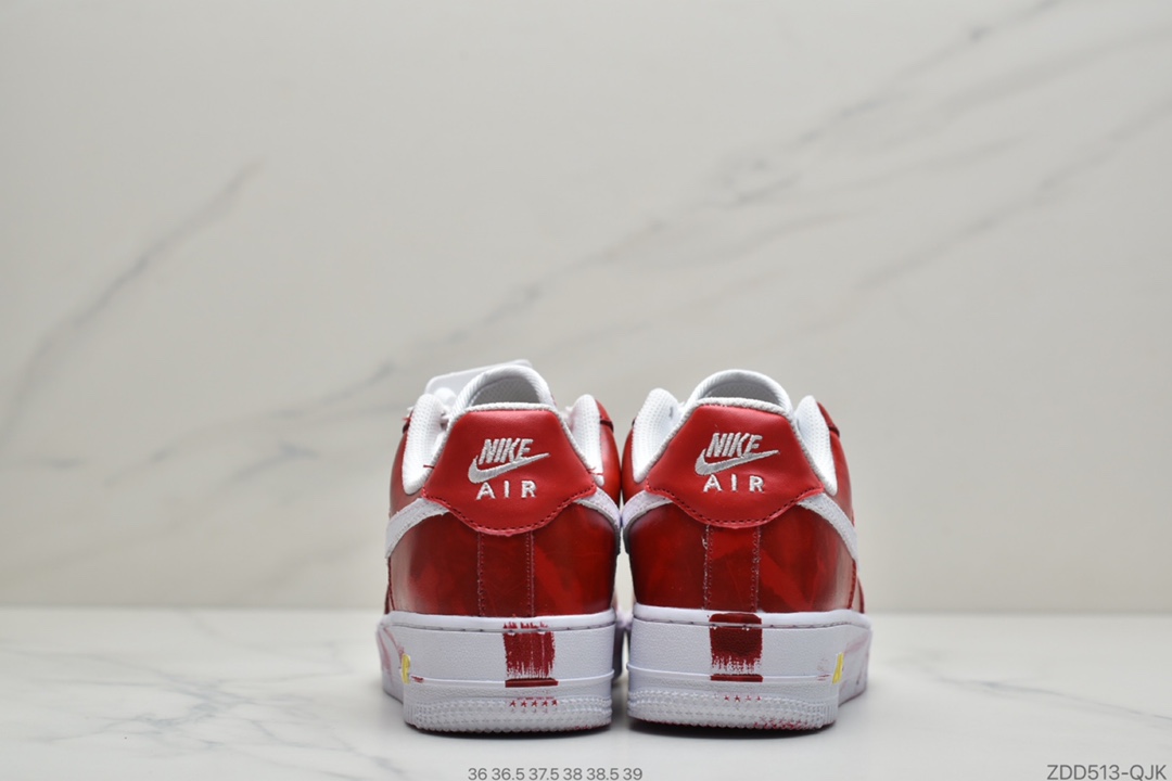 220 公司级耐克PEACEMINUSONE x Nike Air Force 1 “Para-Noise 2.0”空军低帮经典百搭休闲运动板鞋 DD3223-600