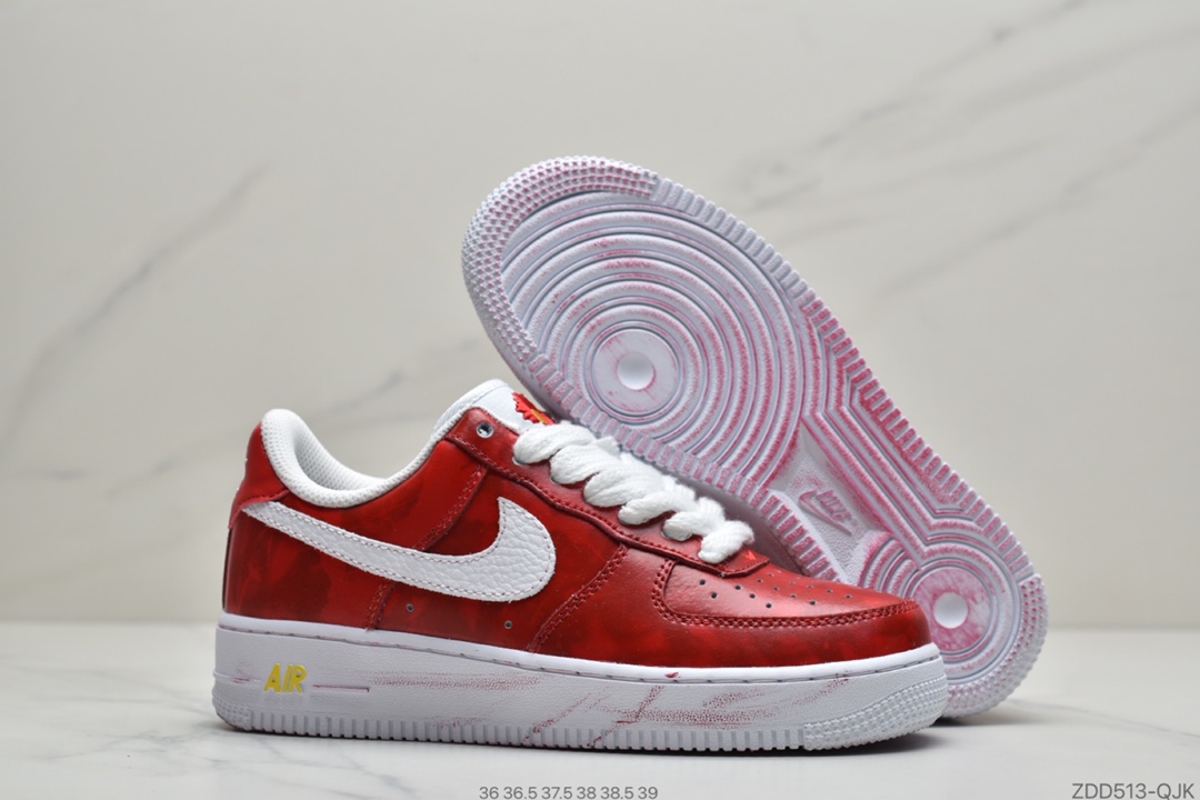 220 公司级耐克PEACEMINUSONE x Nike Air Force 1 “Para-Noise 2.0”空军低帮经典百搭休闲运动板鞋 DD3223-600
