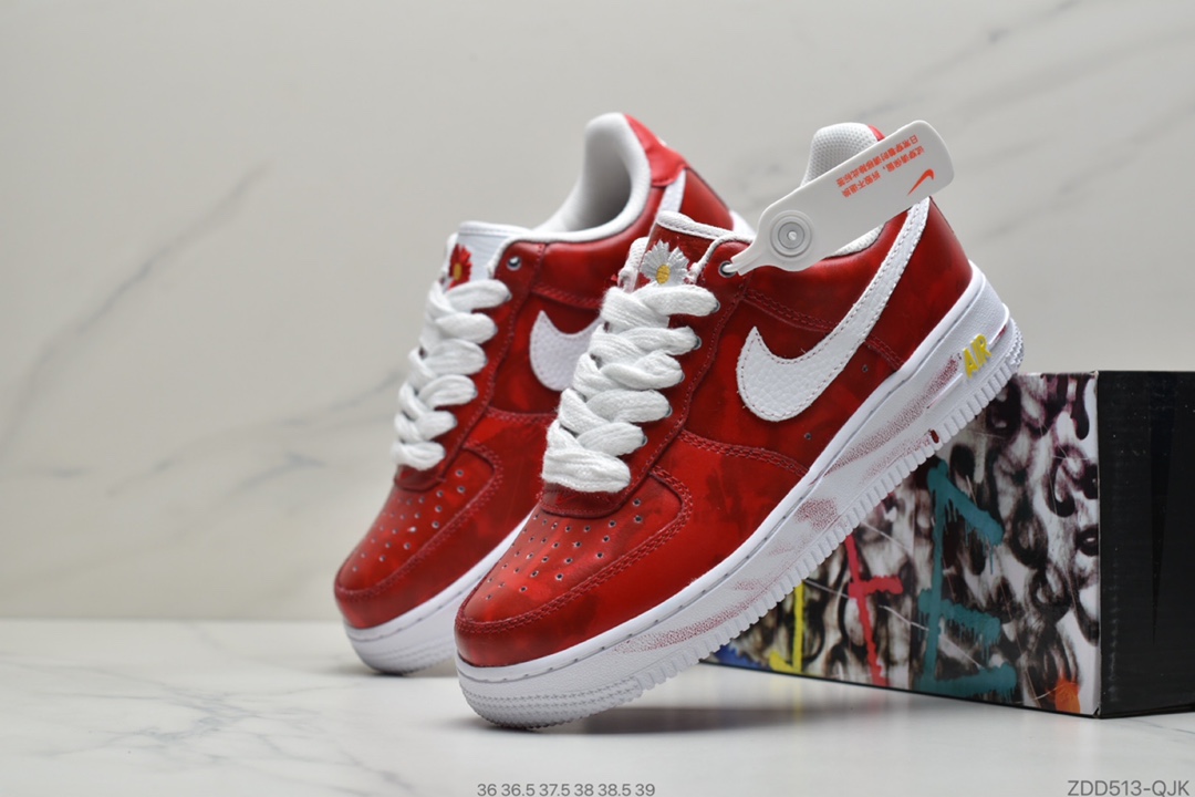 220 公司级耐克PEACEMINUSONE x Nike Air Force 1 “Para-Noise 2.0”空军低帮经典百搭休闲运动板鞋 DD3223-600