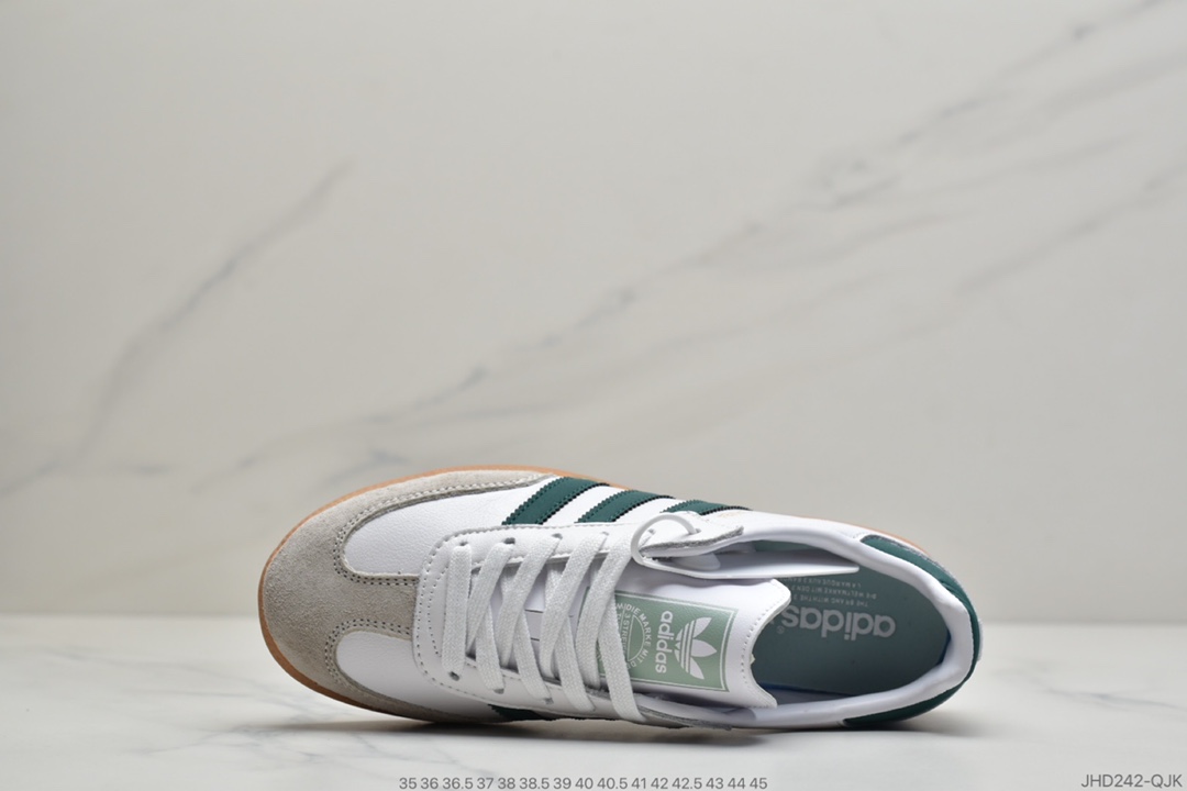 190 公司级阿迪达斯Adidas 近70年的经典Samba OG 原装全头层制作超软头层真皮EE5452