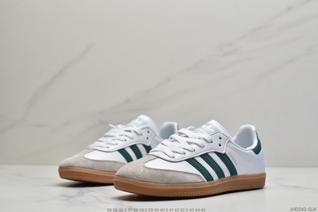 190 公司级阿迪达斯Adidas 近70年的经典Samba OG 原装全头层制作超软头层真皮EE5452