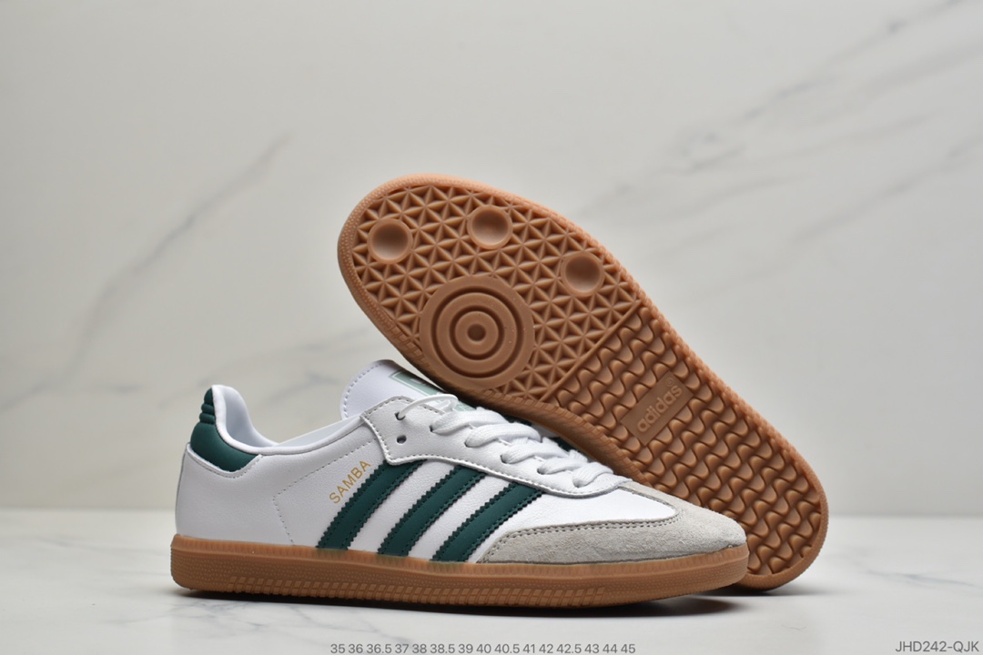 190 公司级阿迪达斯Adidas 近70年的经典Samba OG 原装全头层制作超软头层真皮EE5452