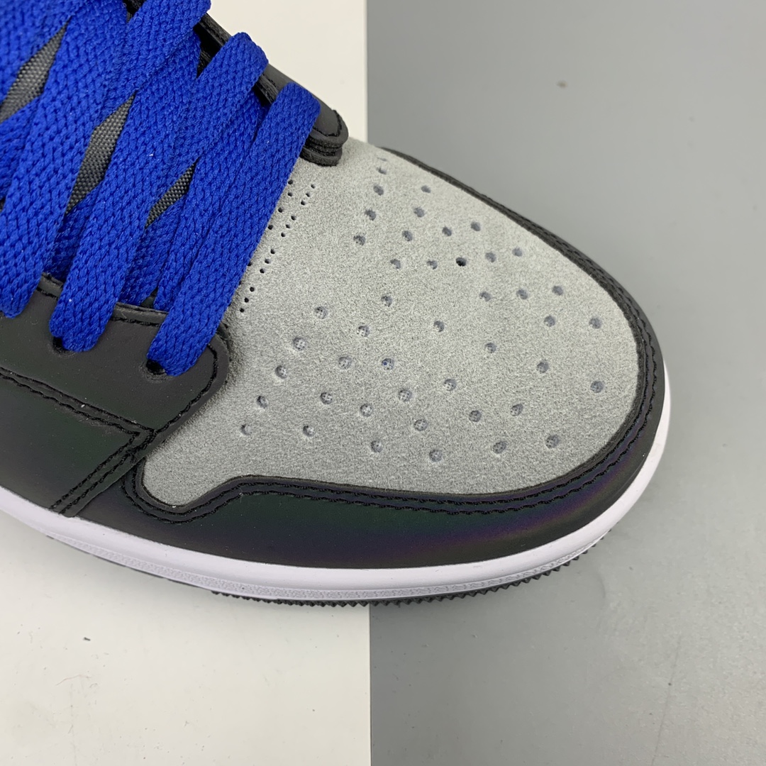 320 联乘LPL英雄联盟 x Air Jordan 1 Zoom Comfort”League of Legends”AJ1乔丹一代中帮经典复古文化休闲运动篮球鞋“英雄联盟电竞灰蓝”DD1453-001