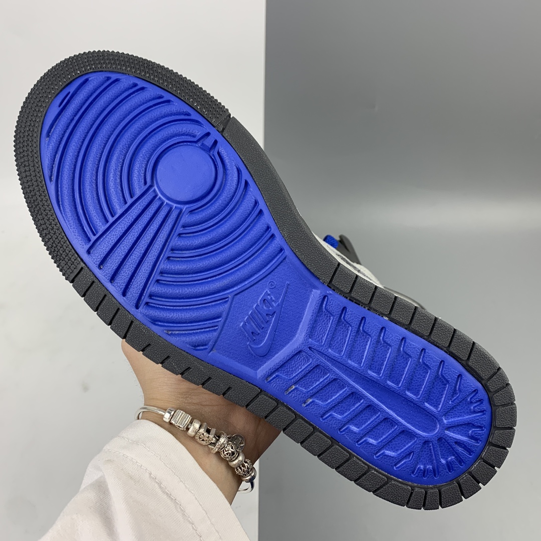 320 联乘LPL英雄联盟 x Air Jordan 1 Zoom Comfort”League of Legends”AJ1乔丹一代中帮经典复古文化休闲运动篮球鞋“英雄联盟电竞灰蓝”DD1453-001