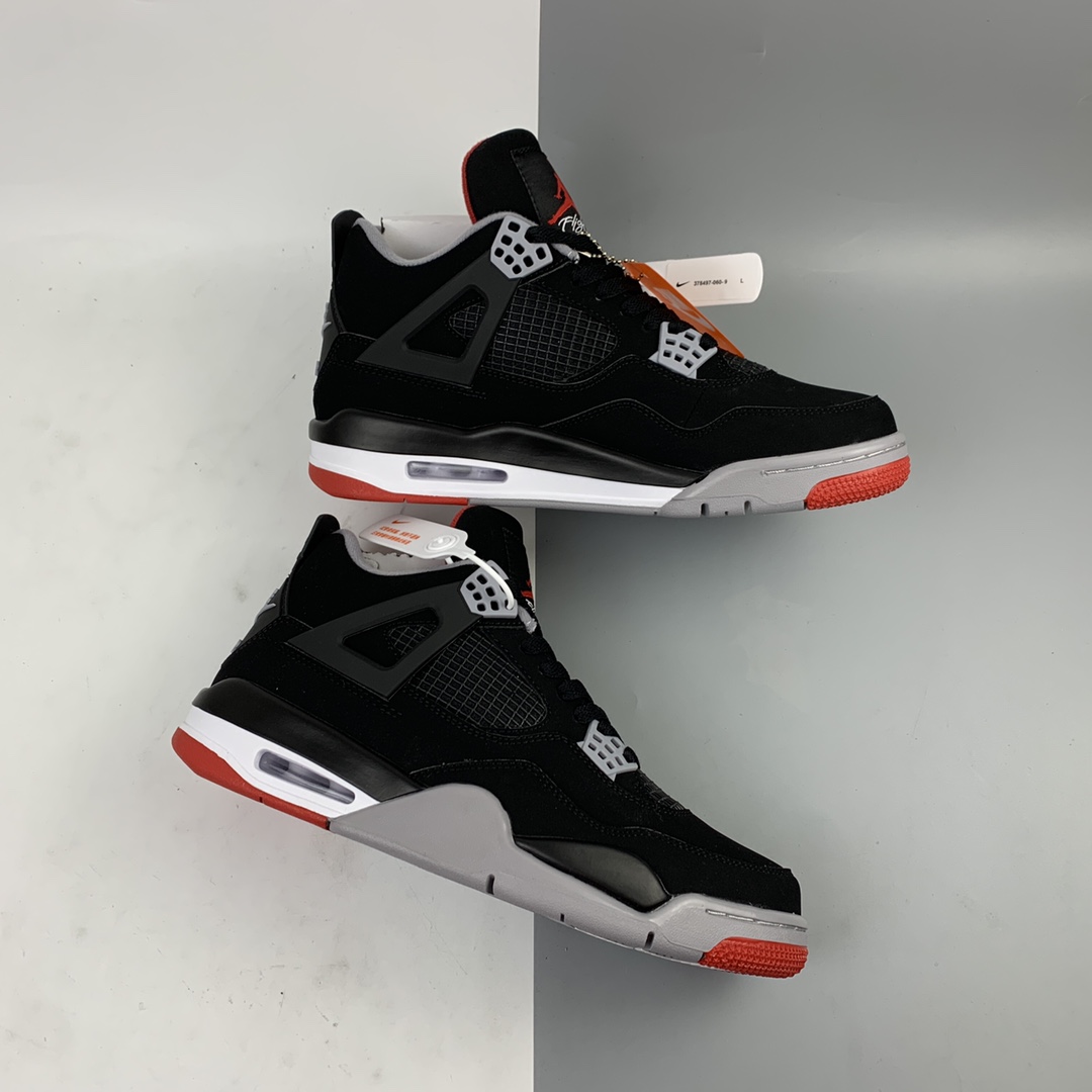 360 AIR JORDAN 4 “Bred”AJ4 乔4 黑红元年 308497-060