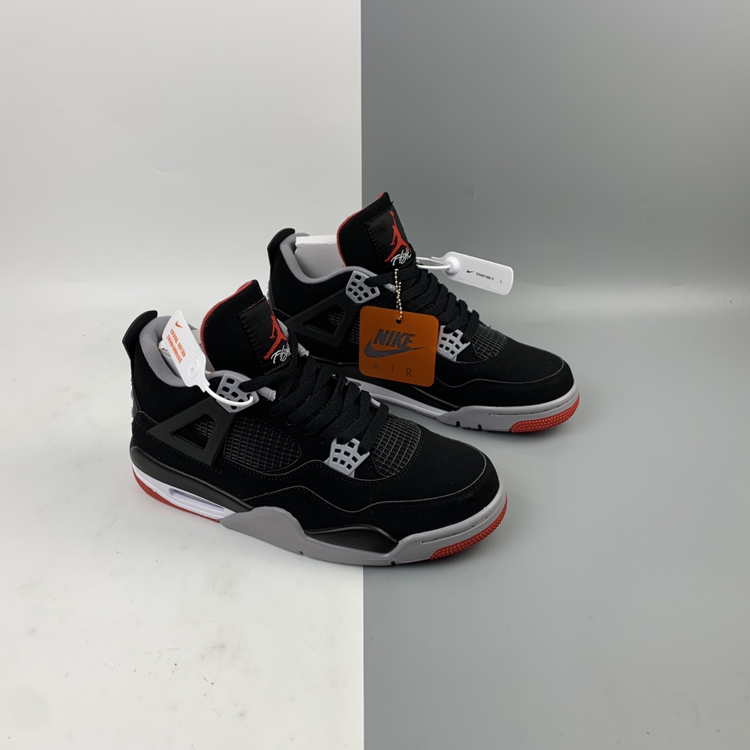 360 AIR JORDAN 4 “Bred”AJ4 乔4 黑红元年 308497-060