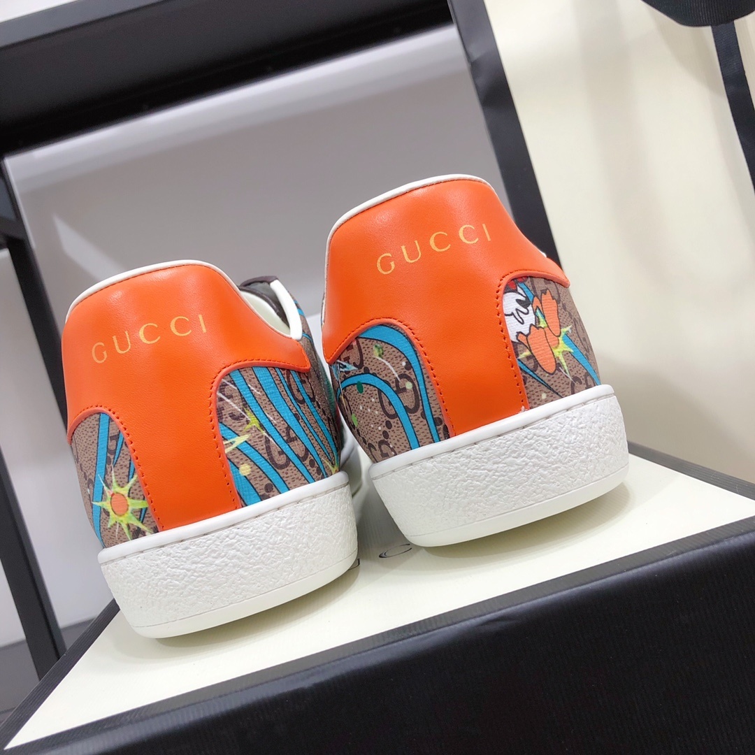Gucci顶级版本GG情侣款小白鞋近
