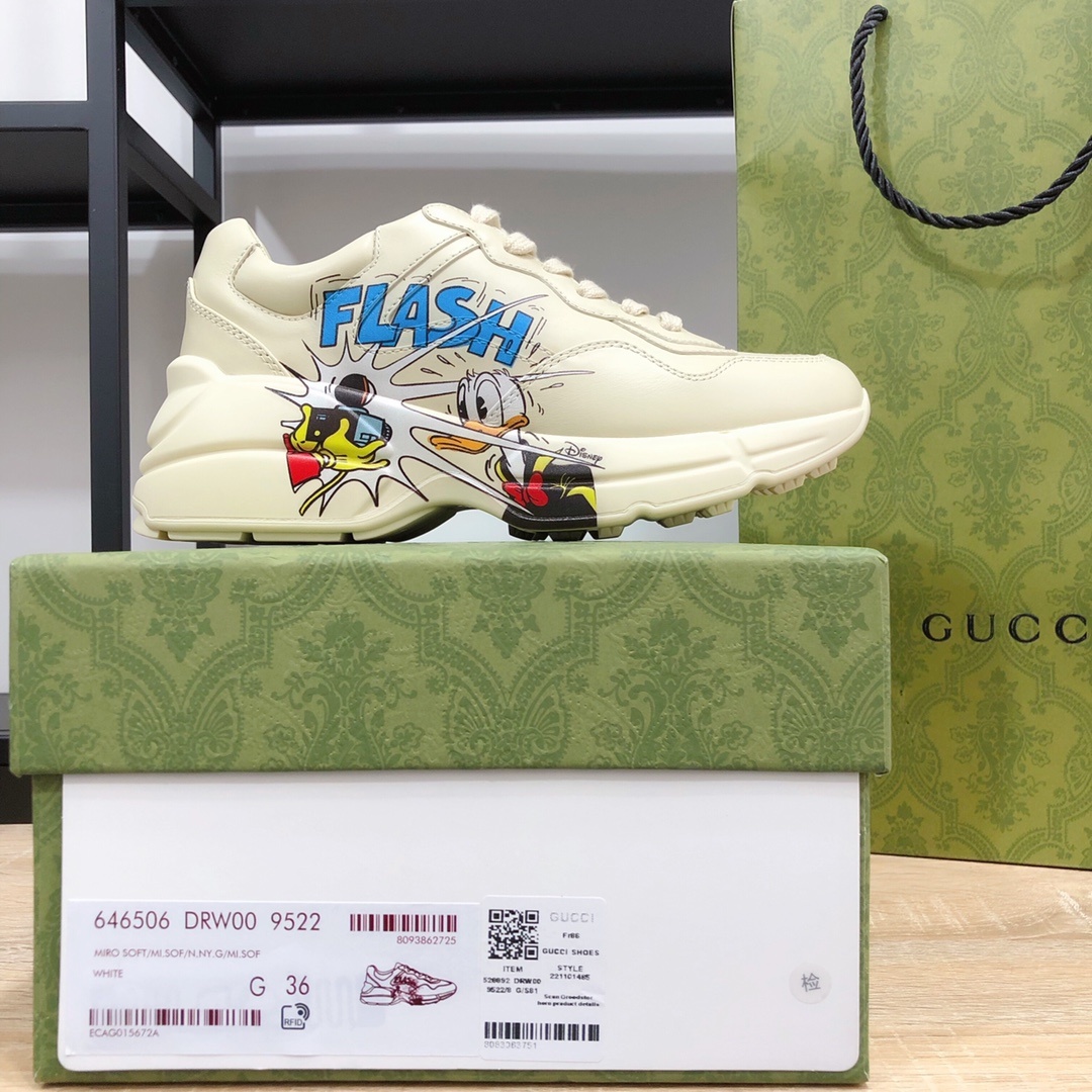 Gucci顶级版本老爹鞋系列款GG情