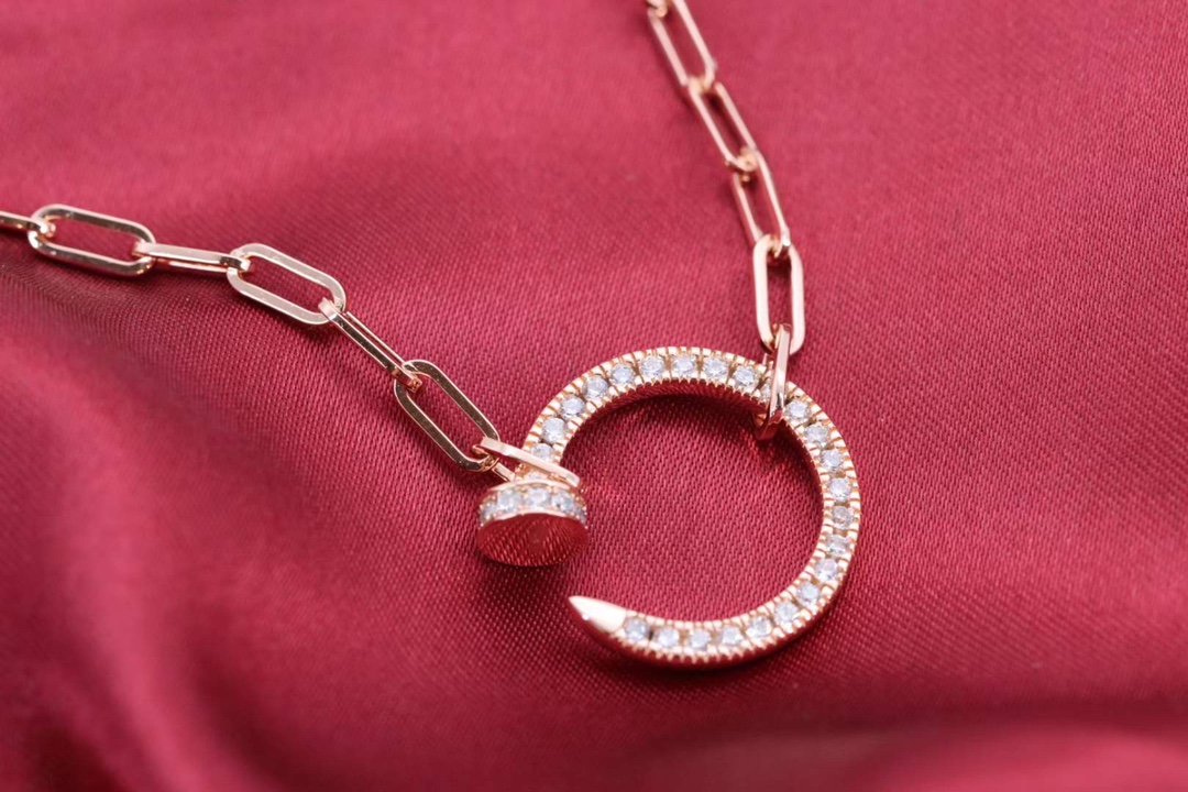 Cartier Cartier 卡地亚 粗链钉子 满钻项链