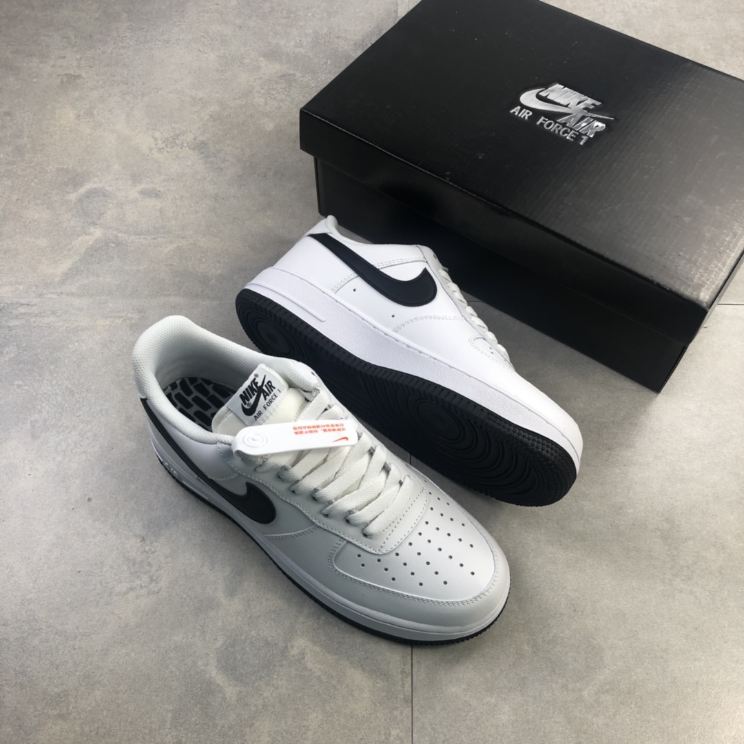 180 Nike Air Force 1’07”Beige/Wolf Grey”空军一号经典低帮百搭休闲运动板鞋“黑白” CT2816-100