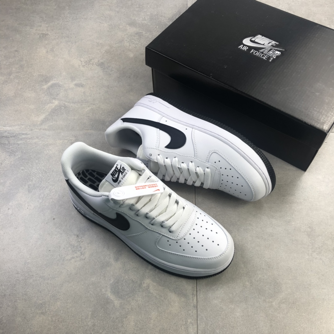 180 Nike Air Force 1’07”Beige/Wolf Grey”空军一号经典低帮百搭休闲运动板鞋“黑白” CT2816-100