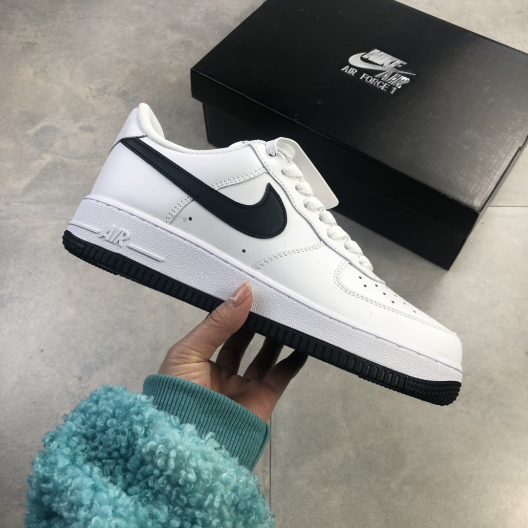 180 Nike Air Force 1’07”Beige/Wolf Grey”空军一号经典低帮百搭休闲运动板鞋“黑白” CT2816-100