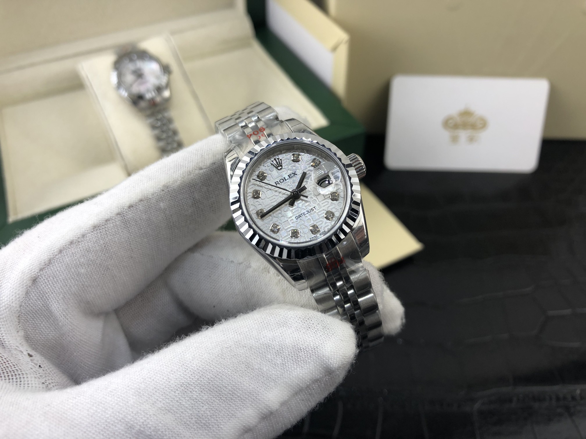 Rolex 皇家 劳力士日志系列贝壳表盘和电纹表盘女表