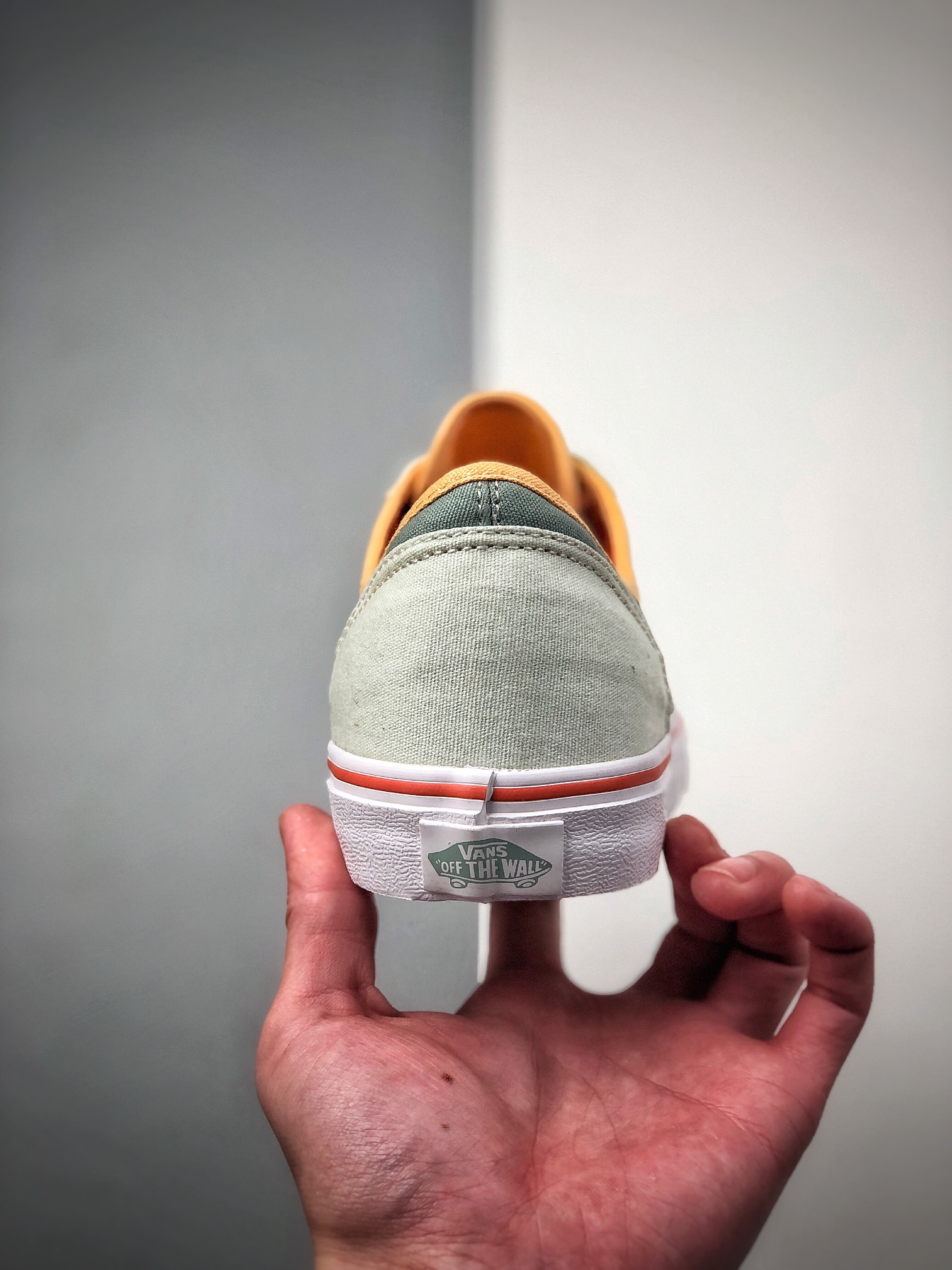 150  Vans范斯 绿桔色 运动冲浪系列 Style 36板鞋运动鞋低帮男女撞色拼接