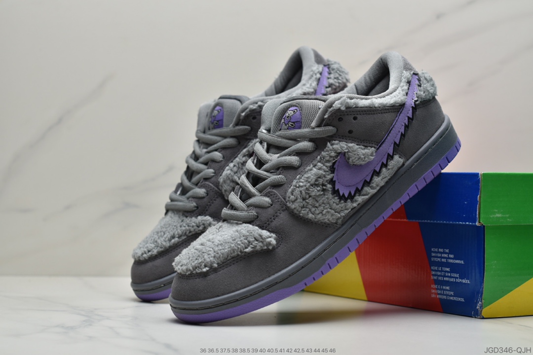 180 SB 低帮板鞋 Grateful Dead x Nike SB Dunk Low QS”Yellow Bear”扣篮系列低帮休闲运动滑板板鞋舞小熊” CJ5378-800