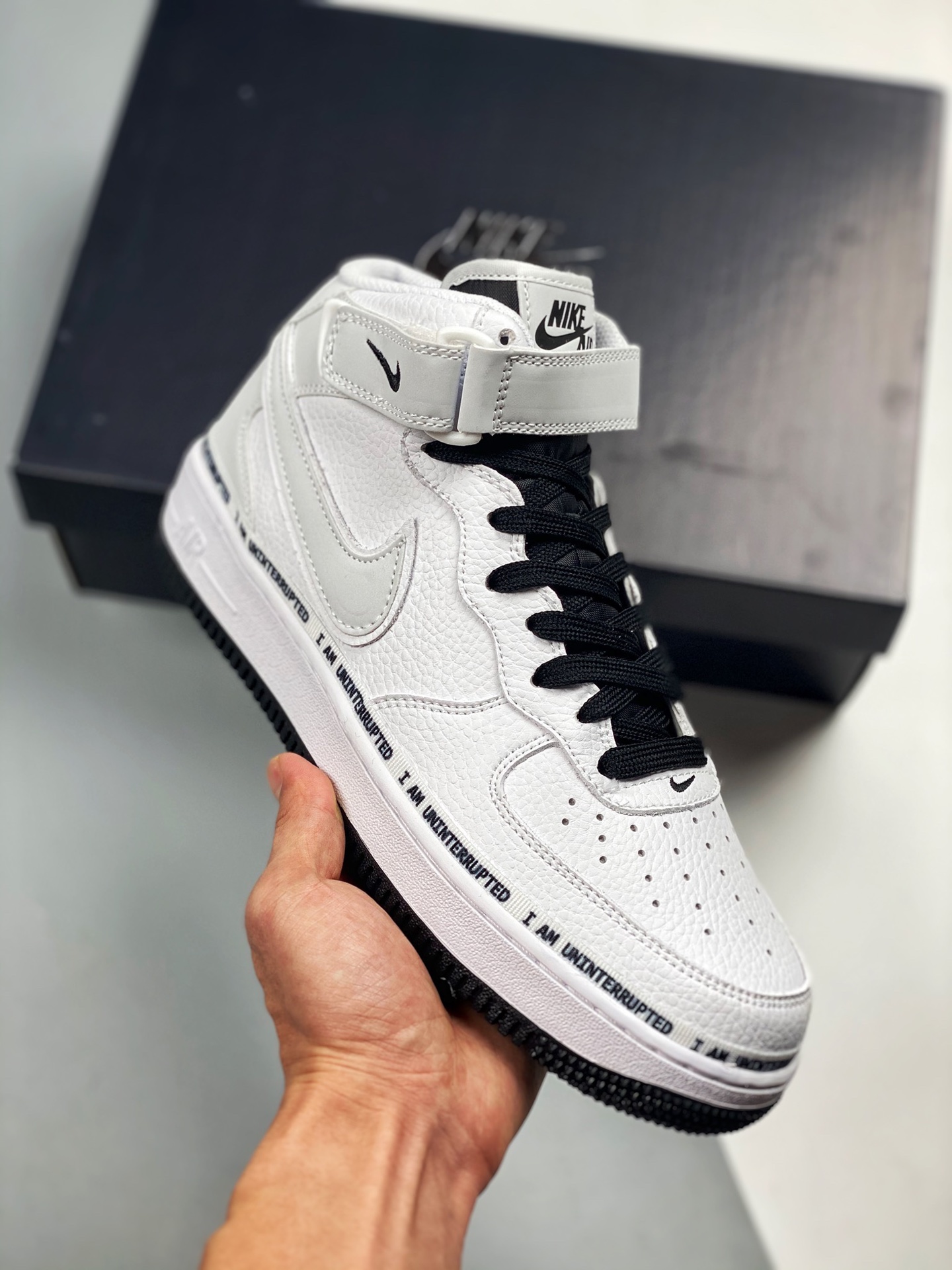NK Air Force 1 MID personalizable para graffiti, reflectante 3M, incluye dos pinceles. Nota: no se aceptan devoluciones…