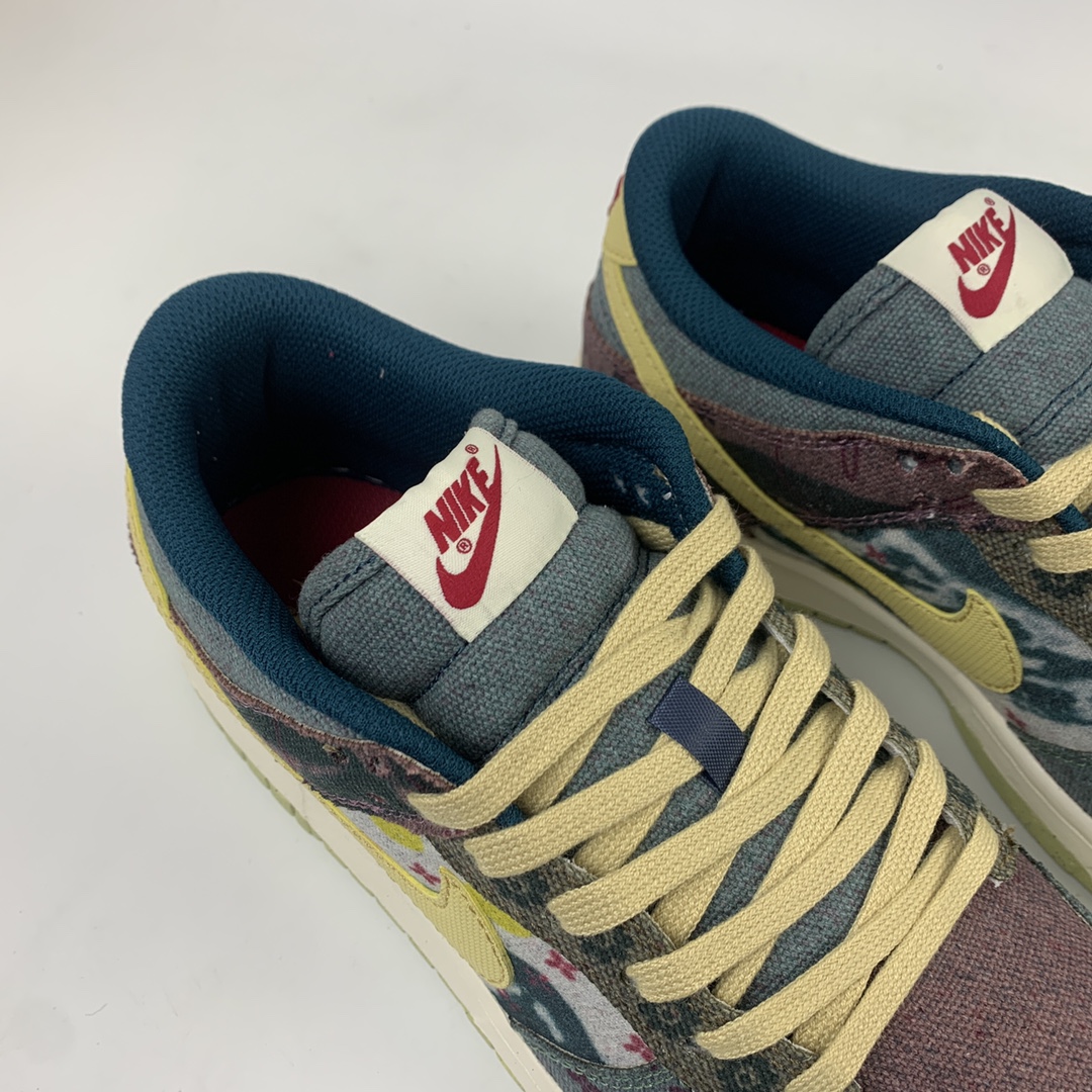 320 Nk SB Dunk Low ”Lemon Wash”扣篮系列低帮休闲运动滑板板鞋“拼色扎染印花水洗”单宁拼接 CZ9747-900