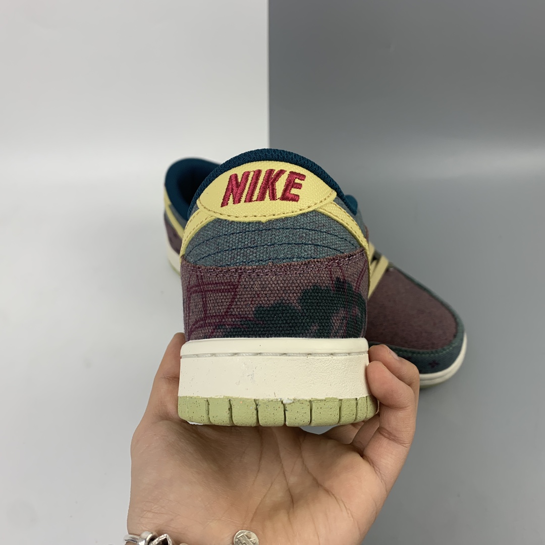 320 Nk SB Dunk Low ”Lemon Wash”扣篮系列低帮休闲运动滑板板鞋“拼色扎染印花水洗”单宁拼接 CZ9747-900