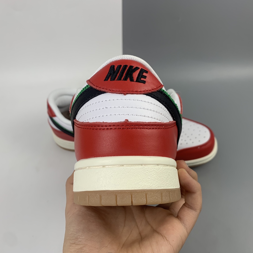 220 Frame Skate x Nk SB Dunk Low “Habibi”白红双勾 扣篮系列复古低帮休闲运动滑板板鞋 CT2550-600