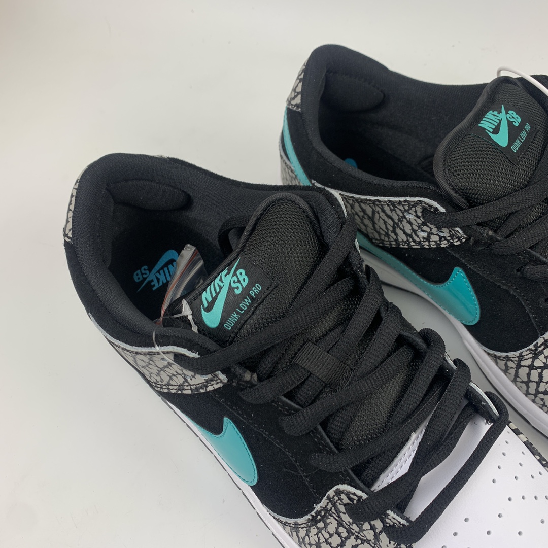 200 Nike SB Dunk Low PRO”Elephant” 扣篮系列复古低帮休闲运动滑板板鞋  BQ6817-009