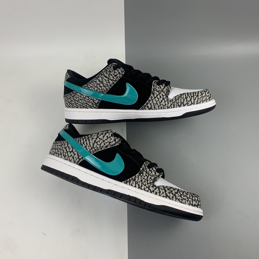 200 Nike SB Dunk Low PRO”Elephant” 扣篮系列复古低帮休闲运动滑板板鞋  BQ6817-009