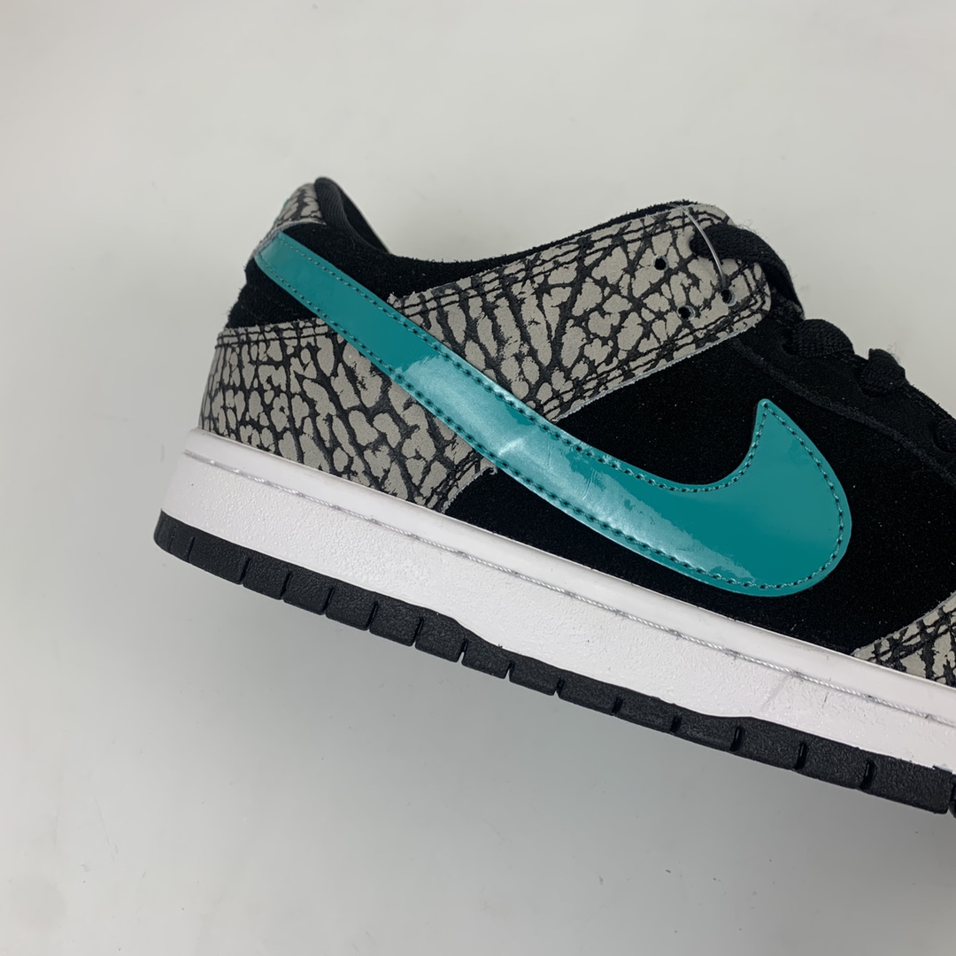 200 Nike SB Dunk Low PRO”Elephant” 扣篮系列复古低帮休闲运动滑板板鞋  BQ6817-009