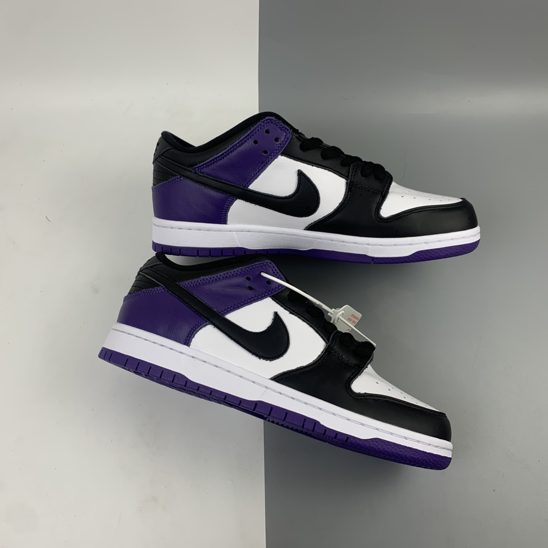 300 Nk SB Dunk Low “Court Purple”恶人紫”SB低帮时尚休闲滑板鞋 BQ6817-500