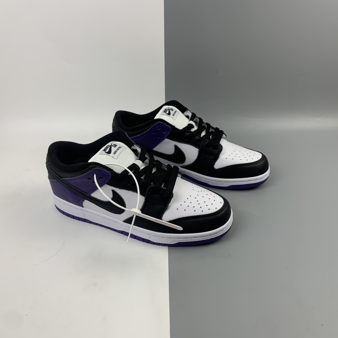 300 Nk SB Dunk Low “Court Purple”恶人紫”SB低帮时尚休闲滑板鞋 BQ6817-500