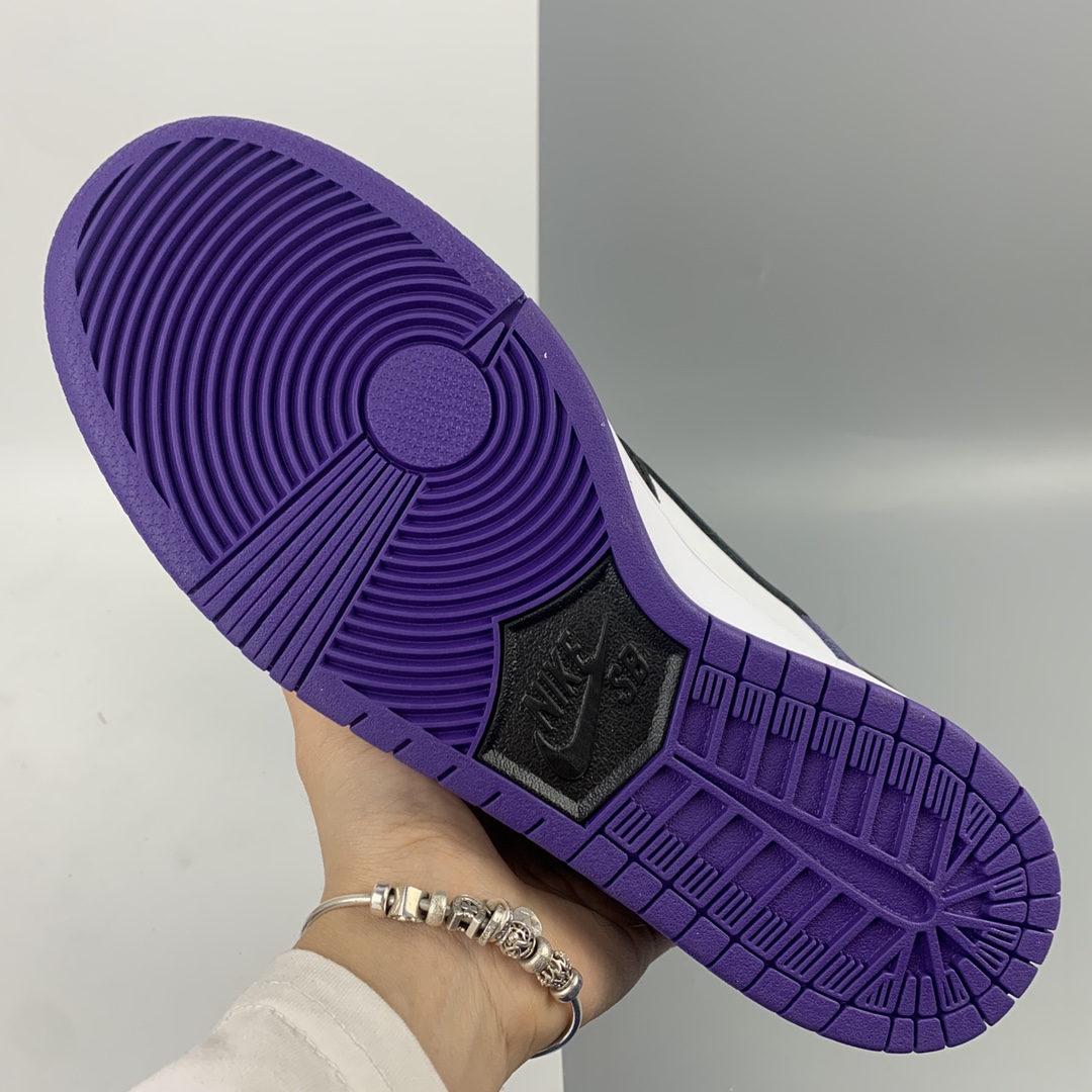 300 Nk SB Dunk Low “Court Purple”恶人紫”SB低帮时尚休闲滑板鞋 BQ6817-500