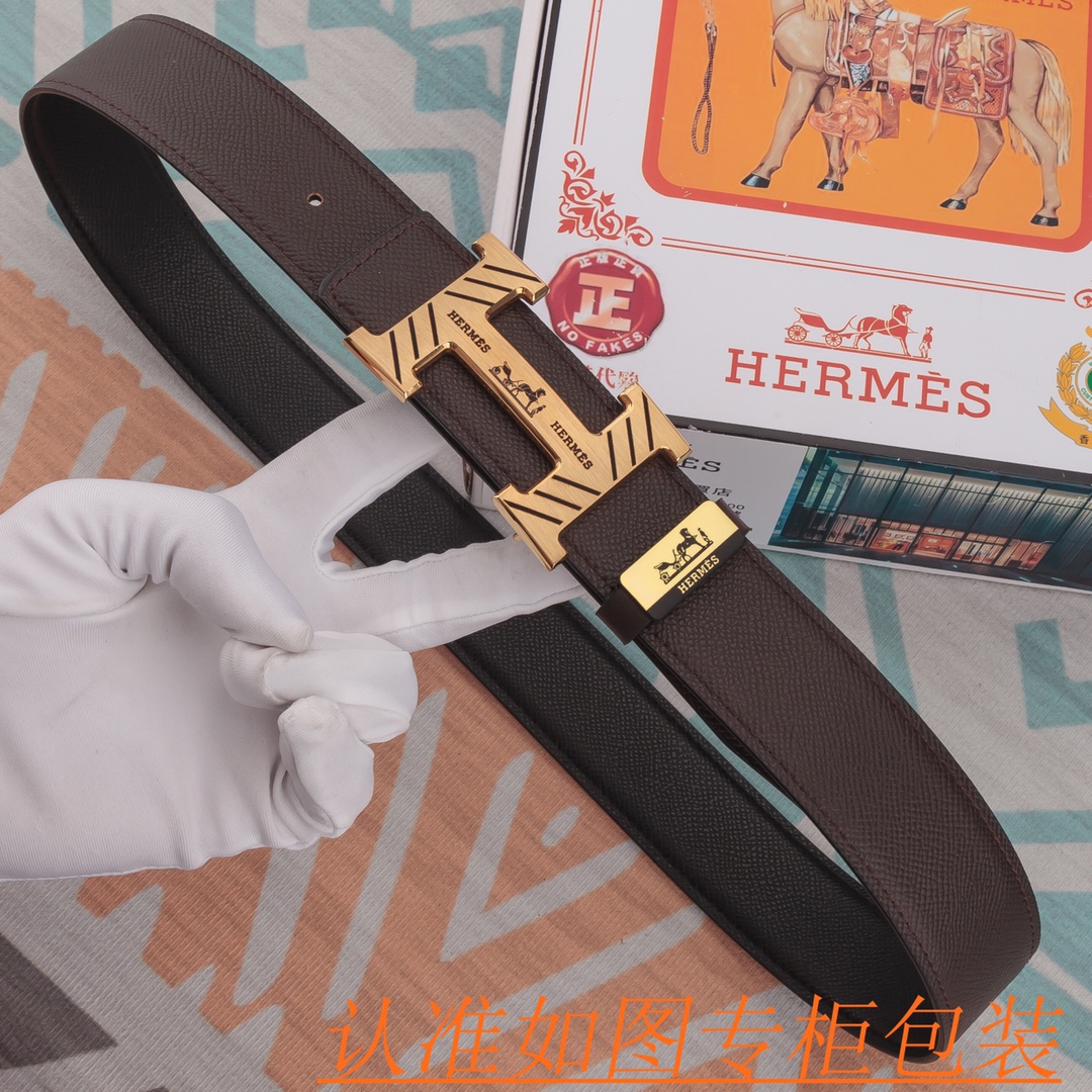 品名爱马仕皮带️原单腰带材料百分百头