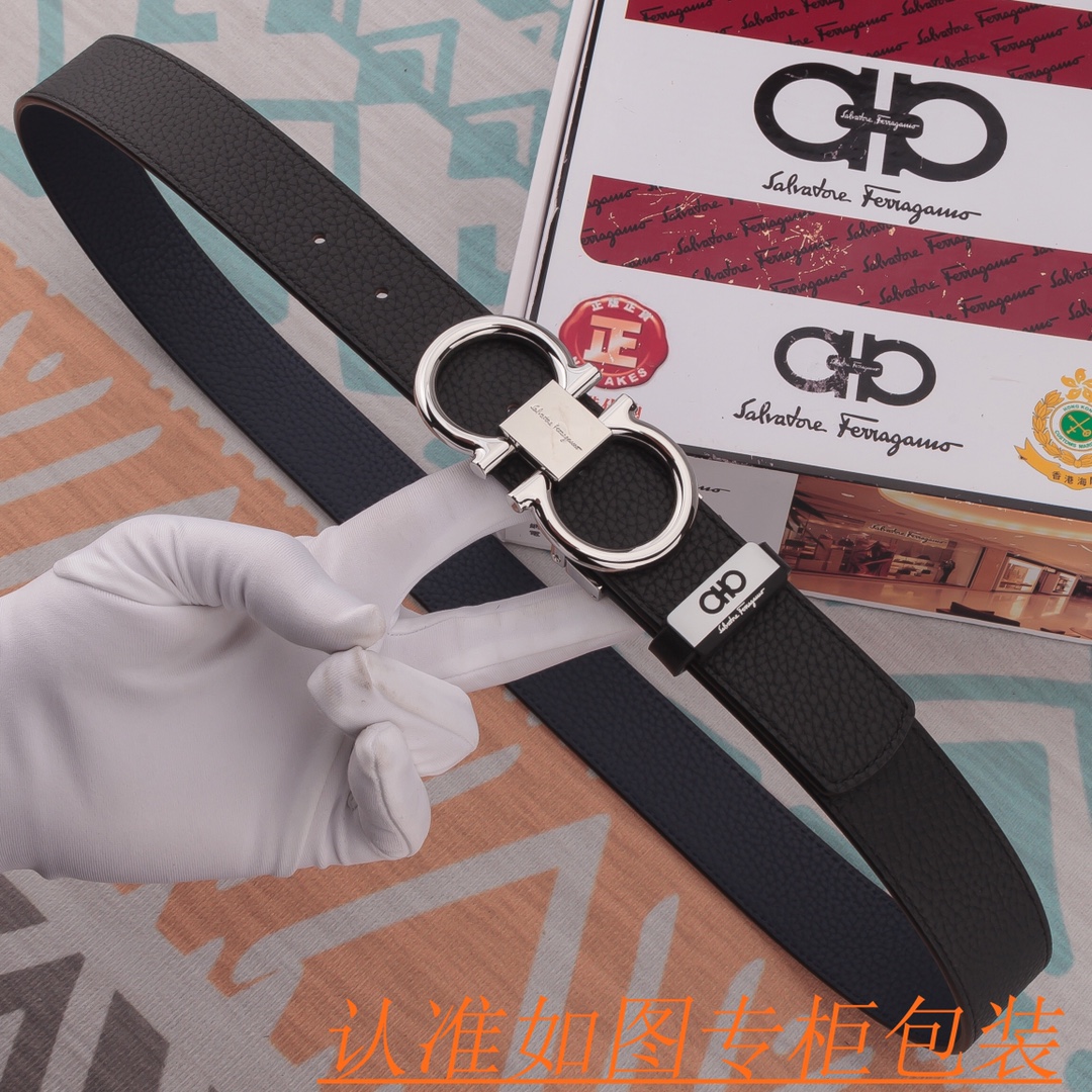 品名菲拉格木皮带️原单腰带材料百分百