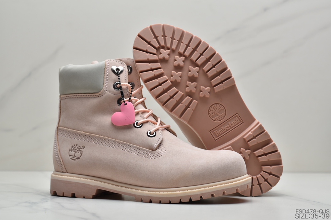 420 公司级Timberland 情人节限定 爱心系列Valentine's Day Pink