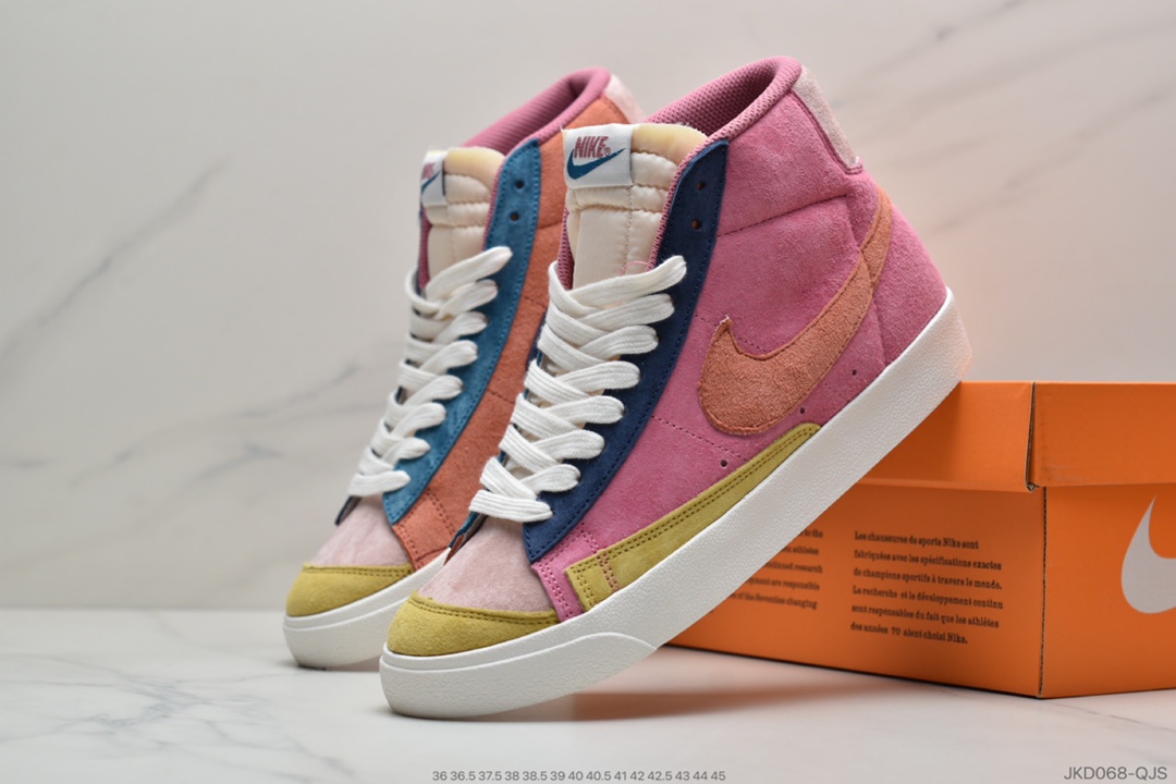 160 公司级耐克Nike Blazer Mid '1977 Vintage MIX 耐克开拓者系列时尚休闲板鞋 CZ4609-800