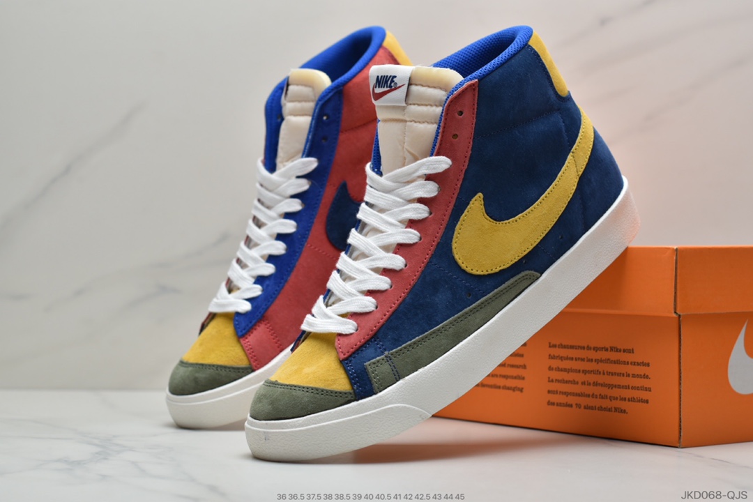 160 公司级耐克Nike Blazer Mid '1977 Vintage MIX 耐克开拓者系列时尚休闲板鞋 CZ4609-800