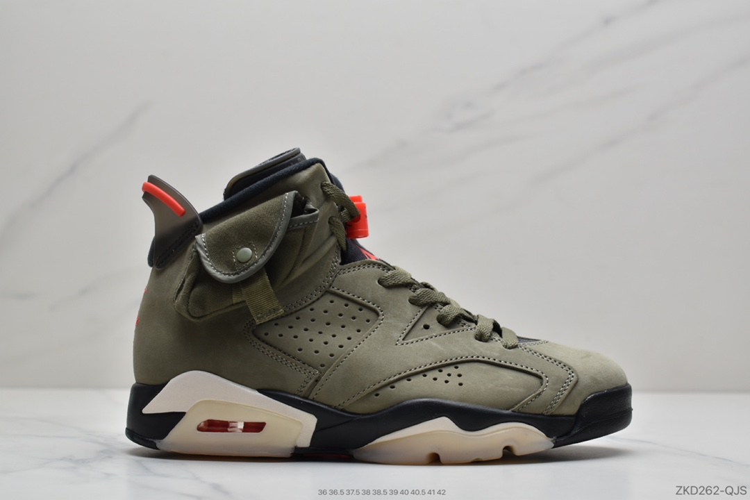 270 公司级 乔6 乔丹/Air Jordan aj6 AJ6 乔丹6代乔6 乔丹6 Travis Scott x Air Jordan 6 CN1084-200
