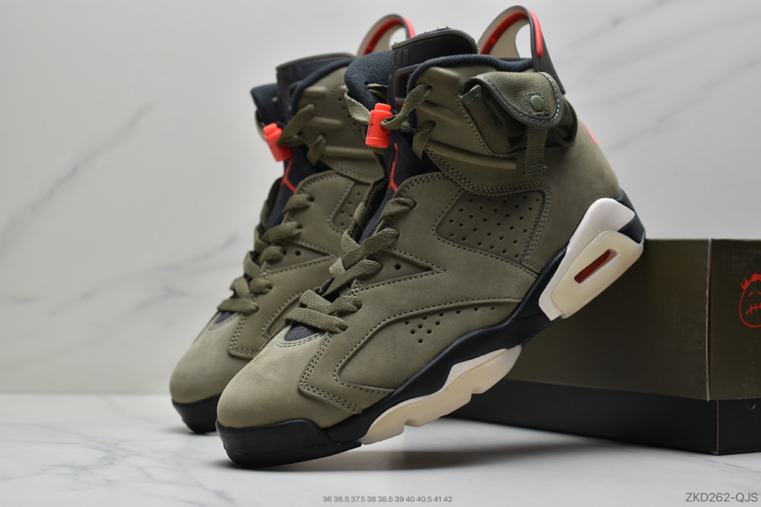 270 公司级 乔6 乔丹/Air Jordan aj6 AJ6 乔丹6代乔6 乔丹6 Travis Scott x Air Jordan 6 CN1084-200