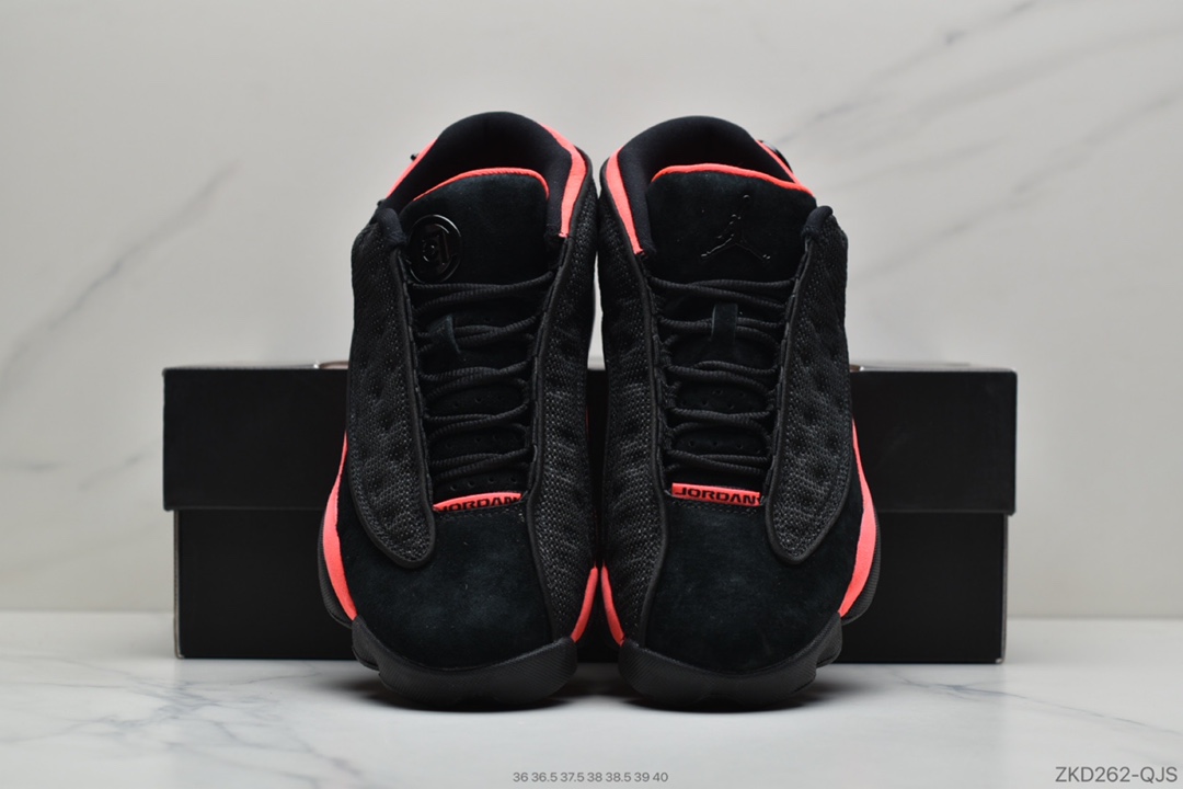 270 公司级 CLOT x Air Jordan 13 Low “Black and red”黑红 AT3102-006