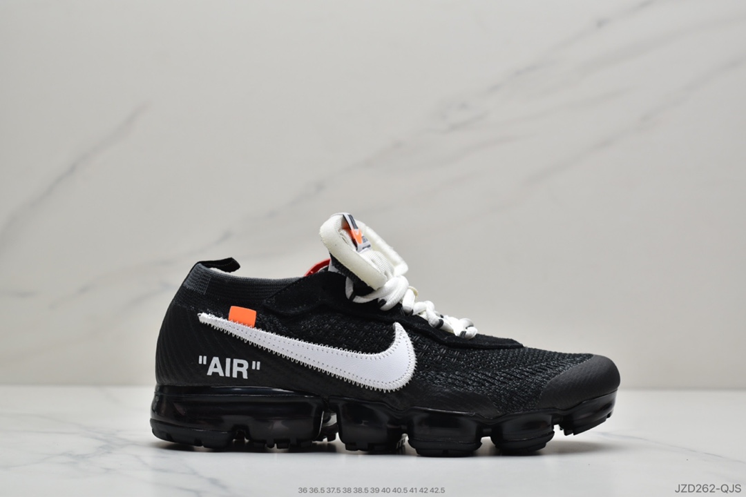 140 公司级OFF-WHITE x Air Vapor Max 2.0 二代大气垫百搭慢跑鞋 AA3831-001