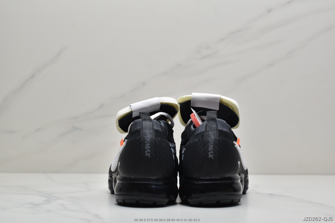 140 公司级OFF-WHITE x Air Vapor Max 2.0 二代大气垫百搭慢跑鞋 AA3831-001